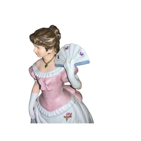 Homco #1421 Southern Lady w/fan Shall We Dance Vintage Collection - Picture 5 of 6